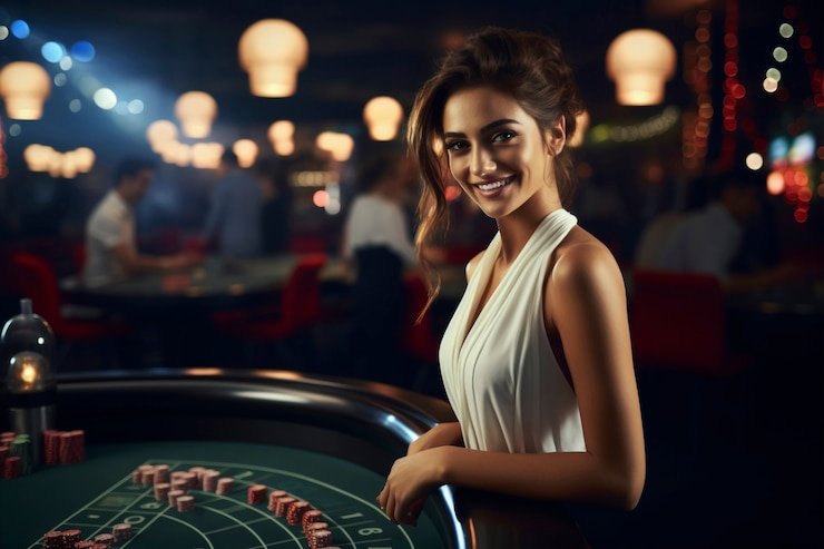 Dealer profesional goldwin678 slot menjelaskan aturan permainan Andar Bahar kepada pemain